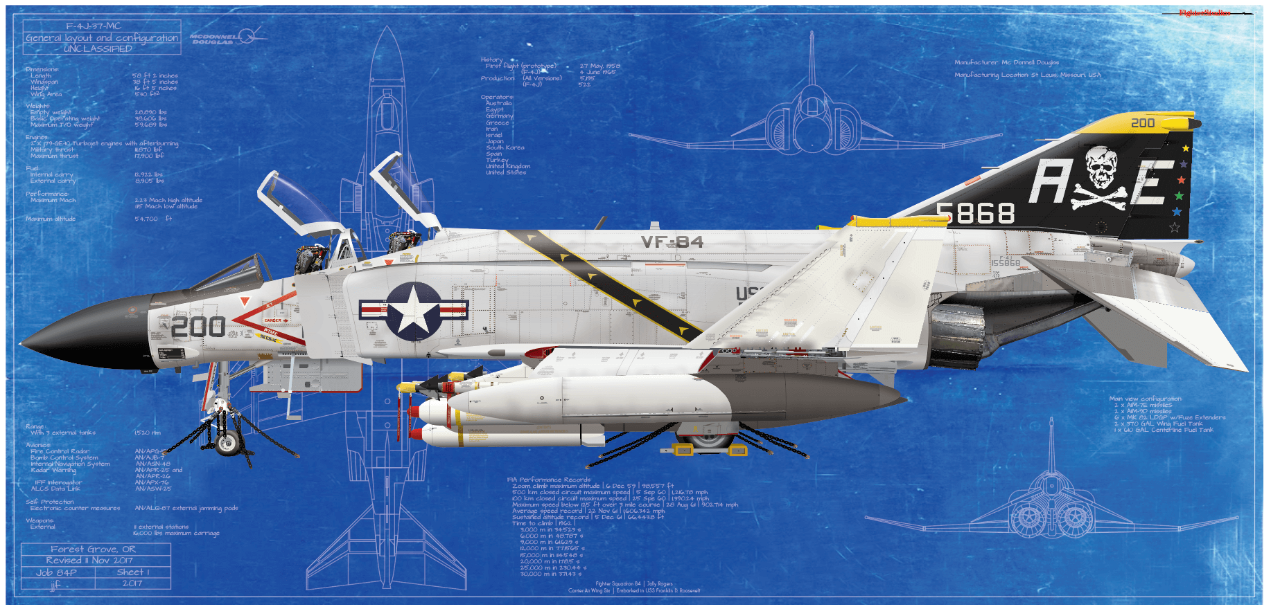 F-4J Phantom II VF 84 